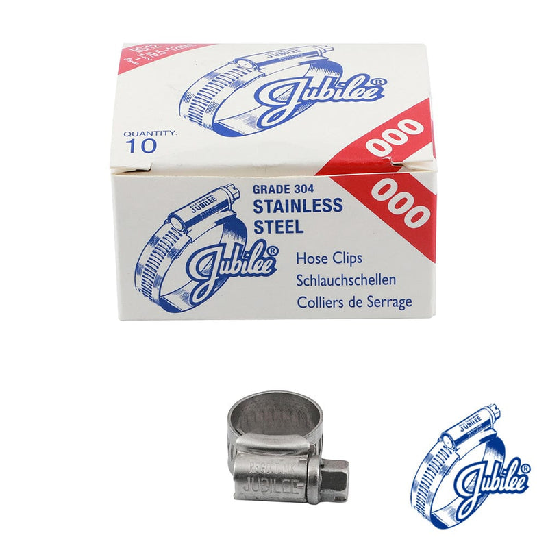 TIMCO Fasteners & Fixings 9.5-12mm / 10 / Box Jubilee Clip Stainless Steel