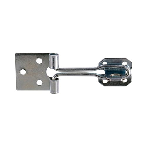 TIMCO Security & Ironmongery 3" / Plain Bag TIMCO Hasp & Staple Wire Pattern Silver