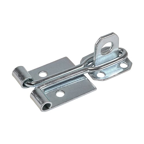 TIMCO Security & Ironmongery TIMCO Hasp & Staple Wire Pattern Silver